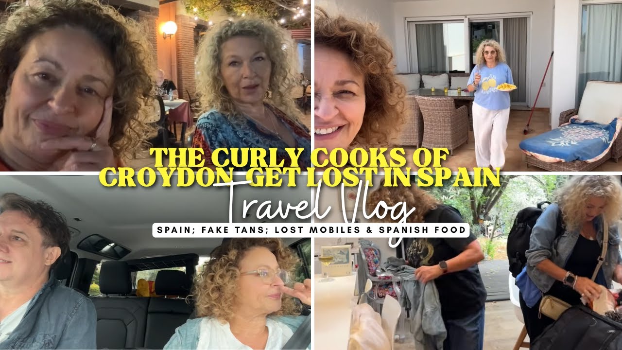 The Curly Cooks of Croydon STRESS Mark Out LEAVING for SPAIN; Fake Tans; Lost Mobiles & Spanish Food