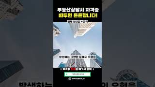 부동산 계약부터 투자 컨설팅까지! 부동산 상담사 #취업 #자격증 #자격증취득 #부동산 #부동산투자 #부동산스터디