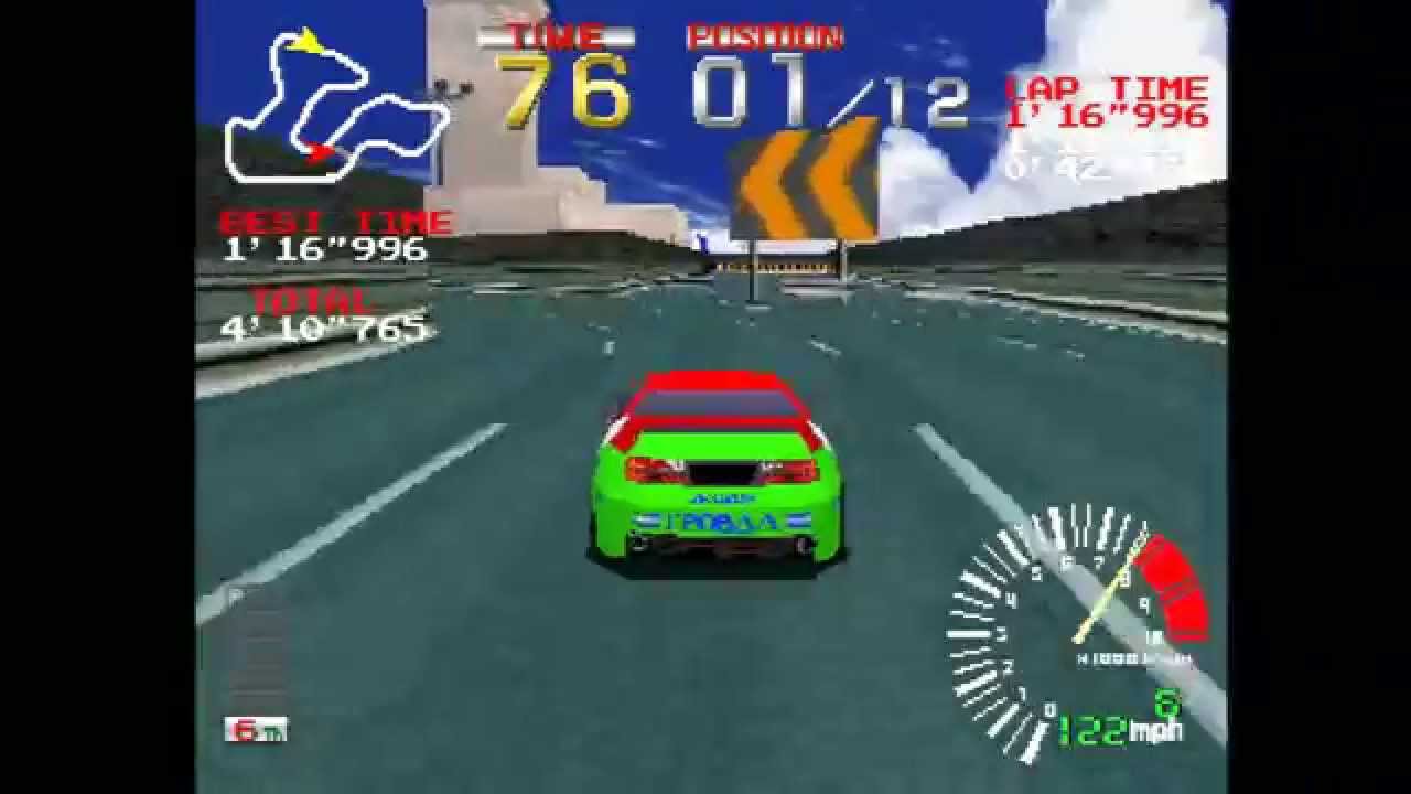 Ridge Racer - Original Playstation (High-Level Course) - YouTube