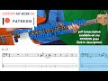 Henry mancini  the pink panther theme bass cover with tabs