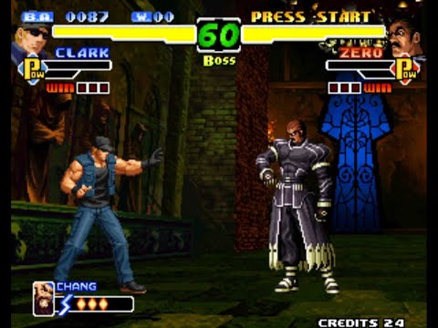 The King of Fighters 2000 [ARCADE] (Level 8 Difficulty, Single, 3 PTS. mode) - Real-Time Playthrough