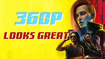 Cyberpunk 2077 at 360P with FSR 4 on iGPU! Only Possible on Linux
