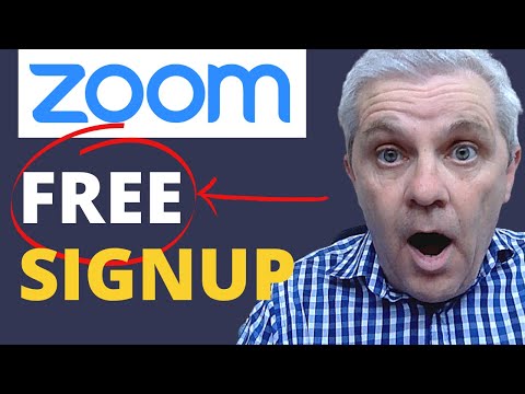 Video How to SIGN UP For ZOOM for FREE ????????... - youtube