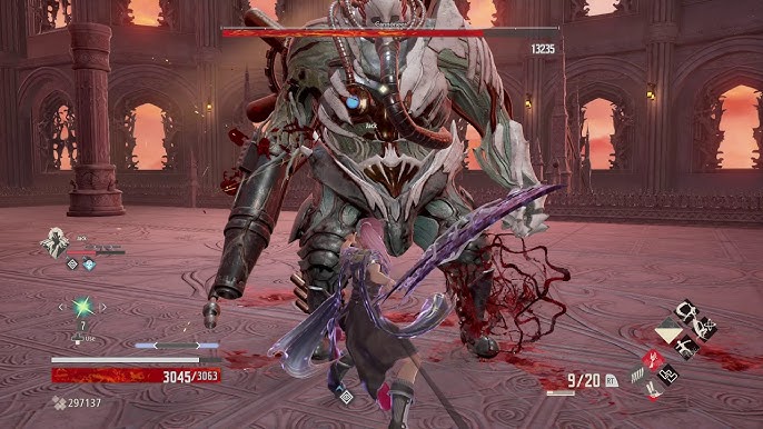 CODE VEIN Queen Knight NG+ Enhanced Difficulty Boss Fight (Blade