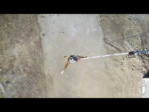 Bungee jumping from