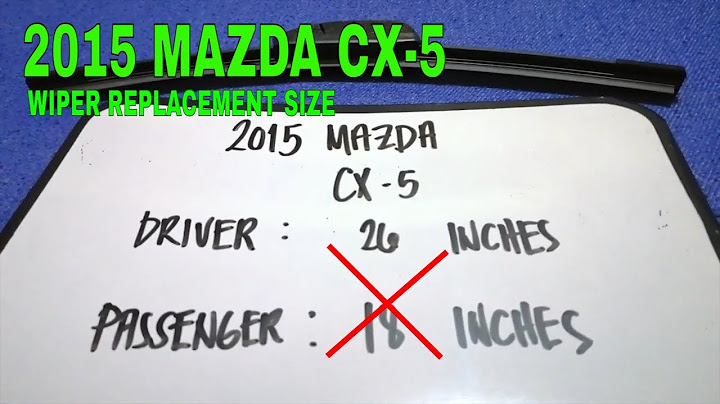 2015 mazda cx 5 wiper blades