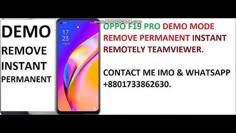 OPPO F19 PRO DEMO MODE REMOVE CPH2285