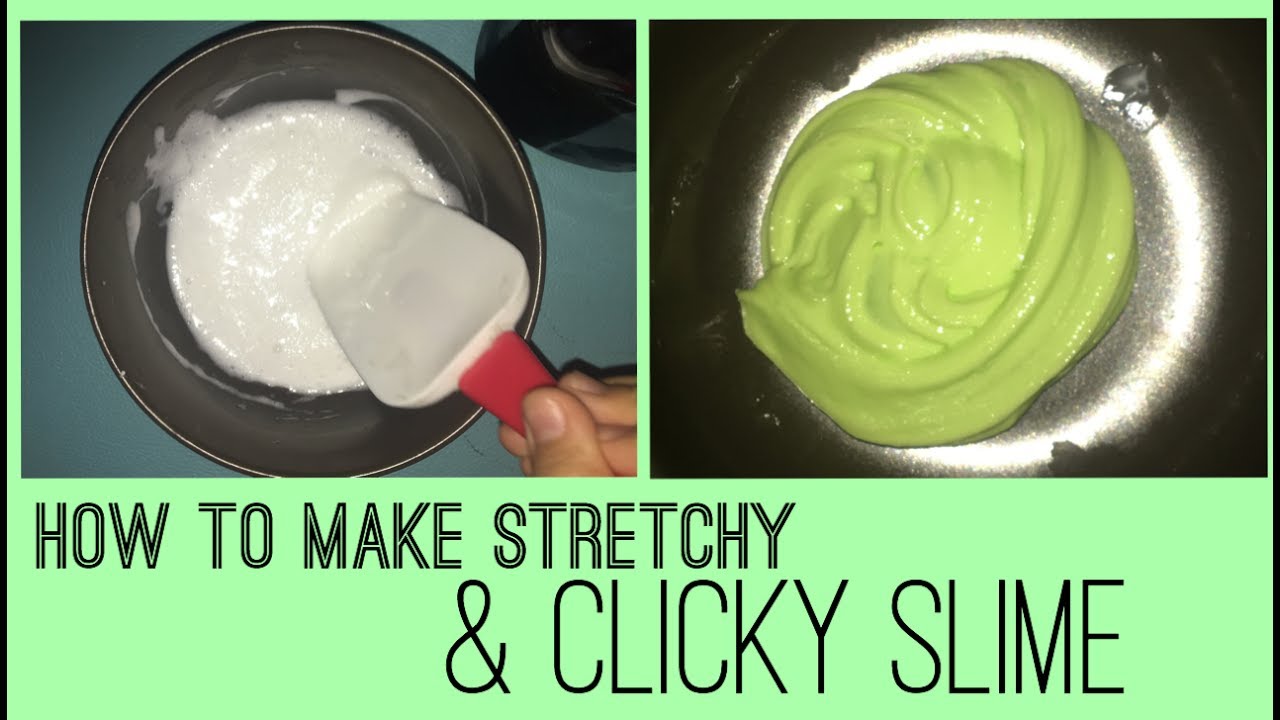 How to make stretchy/clicky slime ♥︎ - YouTube