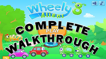 Wheely 8 Aliens Complete Walkthrough All Levels with 3 Stars