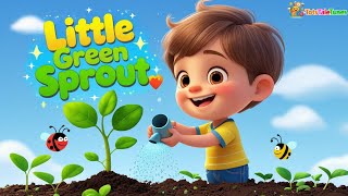 Little Green Sprout 🌱 | Kids Song About Seed Growing into a Plant | Nursery Rhymes &amp; song.