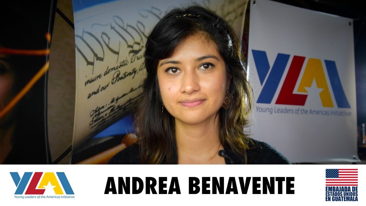 YLAI 2017: Andrea Benavente - YouTube US Embassy GUA