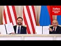 JD Vance And Armenian Prime Minister Sign Peaceful Nuclear Cooperation Joint Statement