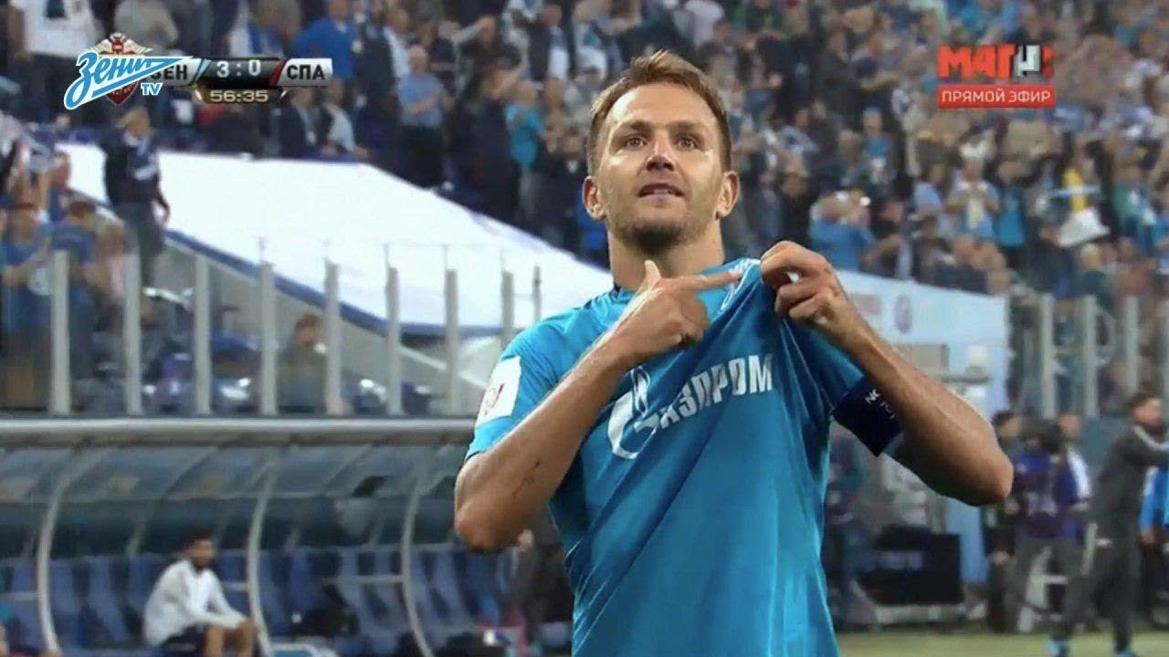 Зенит - Спартак 5:1 видео