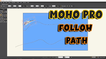 How to use the Follow Path in moho Pro - Tutorial - Anime Studio