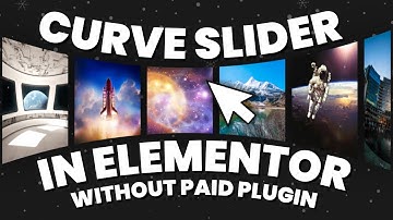 Make this 3D Curved Image Slider in Elementor | WordPress Cool Auto Sliding Image Gallery
