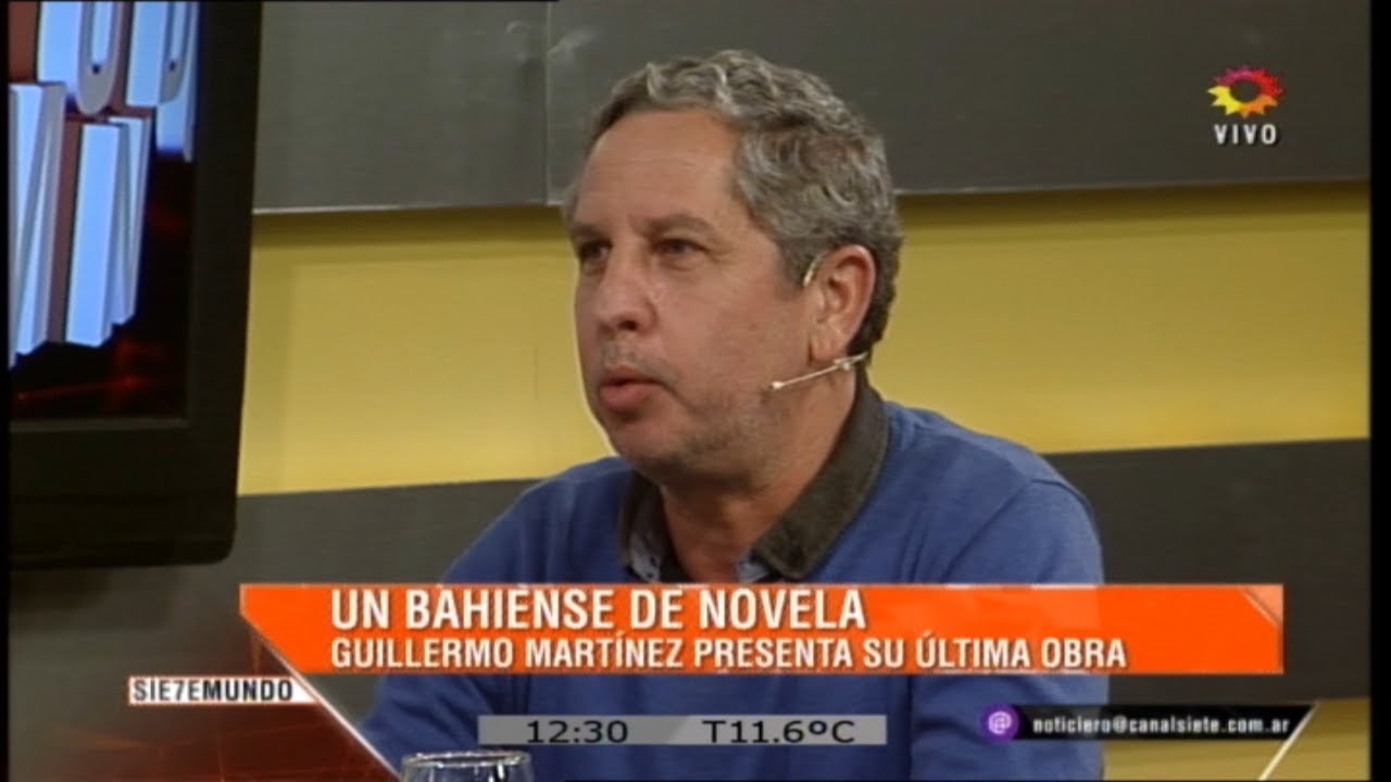 El bahiense Guillermo Martínez presenta su libro "Los Crímenes de Alicia"