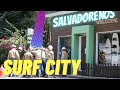 surf City El Salvador tiene alumbrado público de primer mundo