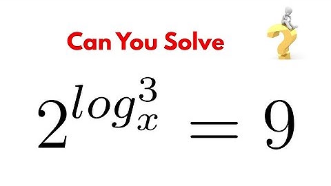 A Very Nice Logarithmic Problem | Math Olympiad Question | you should learn this!