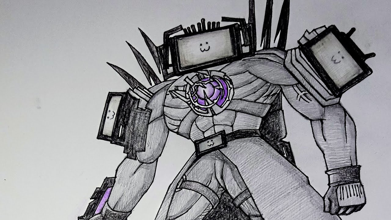 Titan TVman Upgraded Strong version , ขั้นตอนระบายสี - YouTube