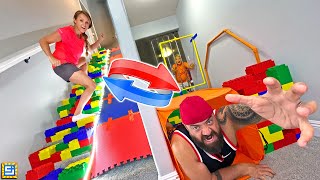 ESCAPE Isolation Giant Backyard Obstacle Course Challenge!