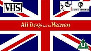 Vhs Openings Episode All Dogs Go To Heaven 1991, Uk Part 2