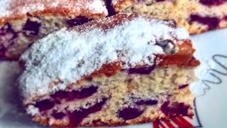 Кекс с ягодами. Ну очень быстро и вкусно. Кекс с ягодами. Ну очень быстро и вкусно.