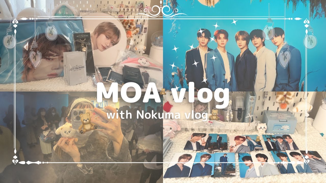 【MOAvlog】TOMORROW X TOGETHER💫POPUP購入品紹介/ACT:PROMIS EP2#vlog#購入品紹介#popup #txt #txtmoa #グッズ