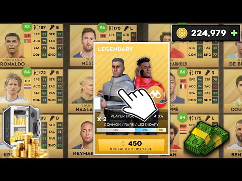 Spending 200000 Coins on Scout To Buy All Legendary Players in DLS 23
