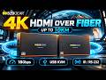 Serious Distance: 4K HDMI Over Fiber up to 6.2 Miles | BG-EXH-4KFE