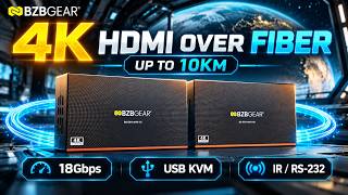 Serious Distance: 4K HDMI Over Fiber up to 6.2 Miles | BG-EXH-4KFE