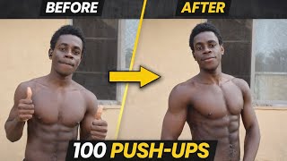 I Did 100 Push-Ups — Before & After (Real Result)