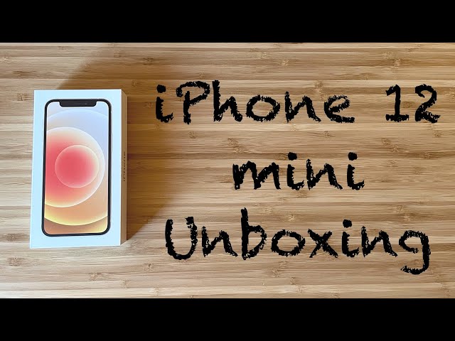 iPhone 12 mini 256gb White Unboxing