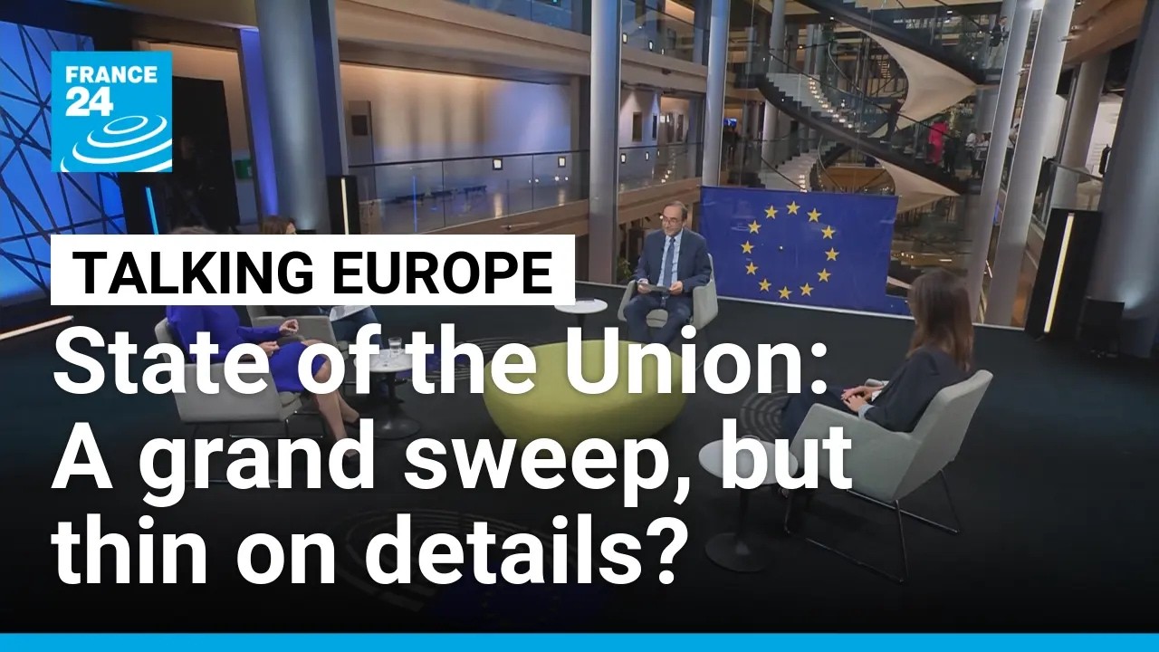 Ursula von der Leyen’s sixth State of the Union speech • FRANCE 24 English