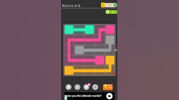 Puzzledom connect novice A level 6 walkthrough