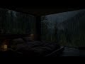 Midnight Rain Sounds with Soft Piano Music | Cozy Atmosphere for Sleep and Relaxation Tonight