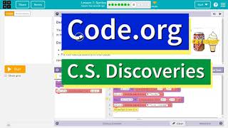 Code.org Lesson 8.7 Sprites | Tutorial with Answers | Unit 3 C.S. Discoveries