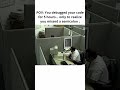 POV: You debugged your code for 5 hours…because of one missing semicolon ;💀 #shorts#fyp#viral#python