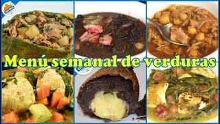 Menu semanal economico y casero