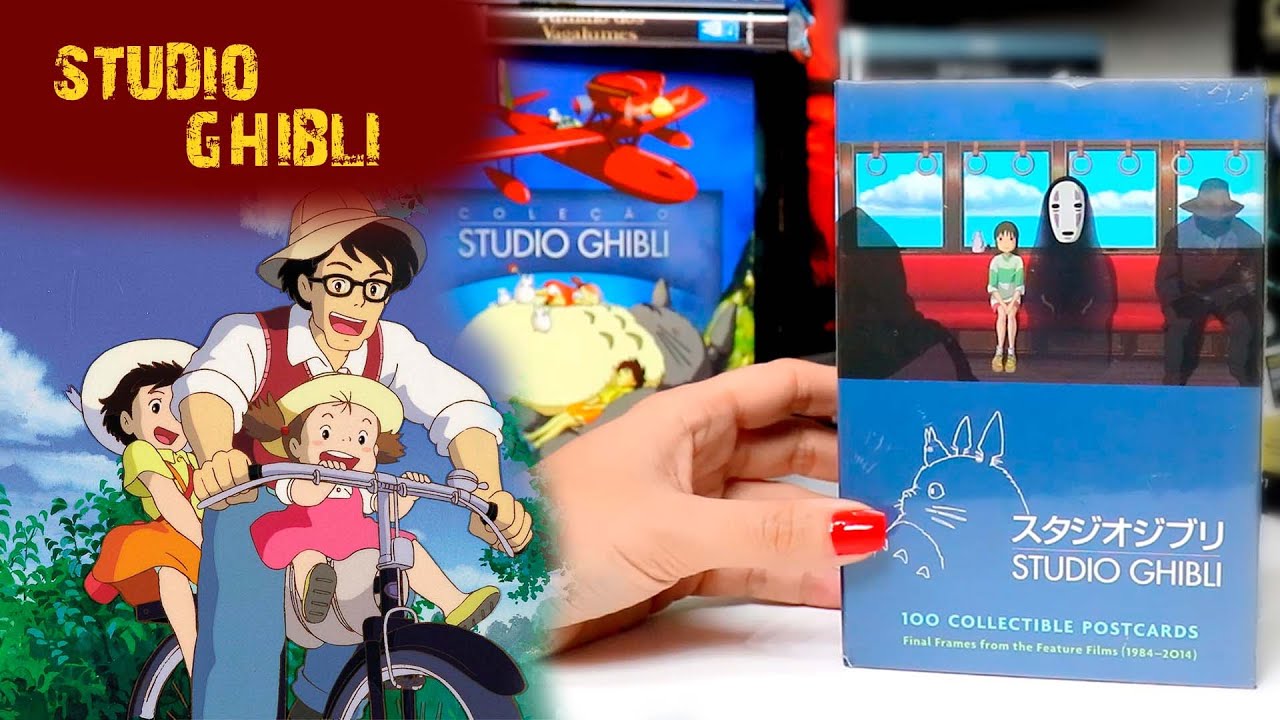 Studio Ghibli  100 Collectible Postcards unboxing + Flip Through* 