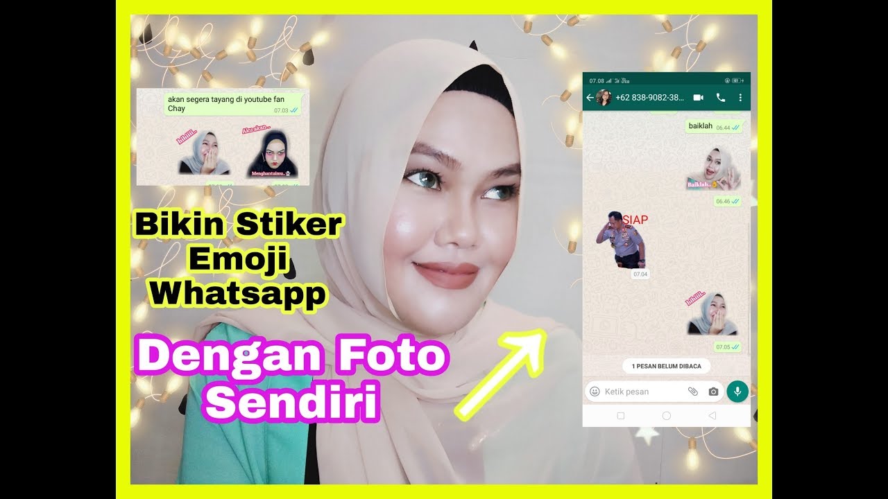 Cara Bikin Stiker  Emoji  WhatsApp 2021 Dengan Foto  Sendiri 