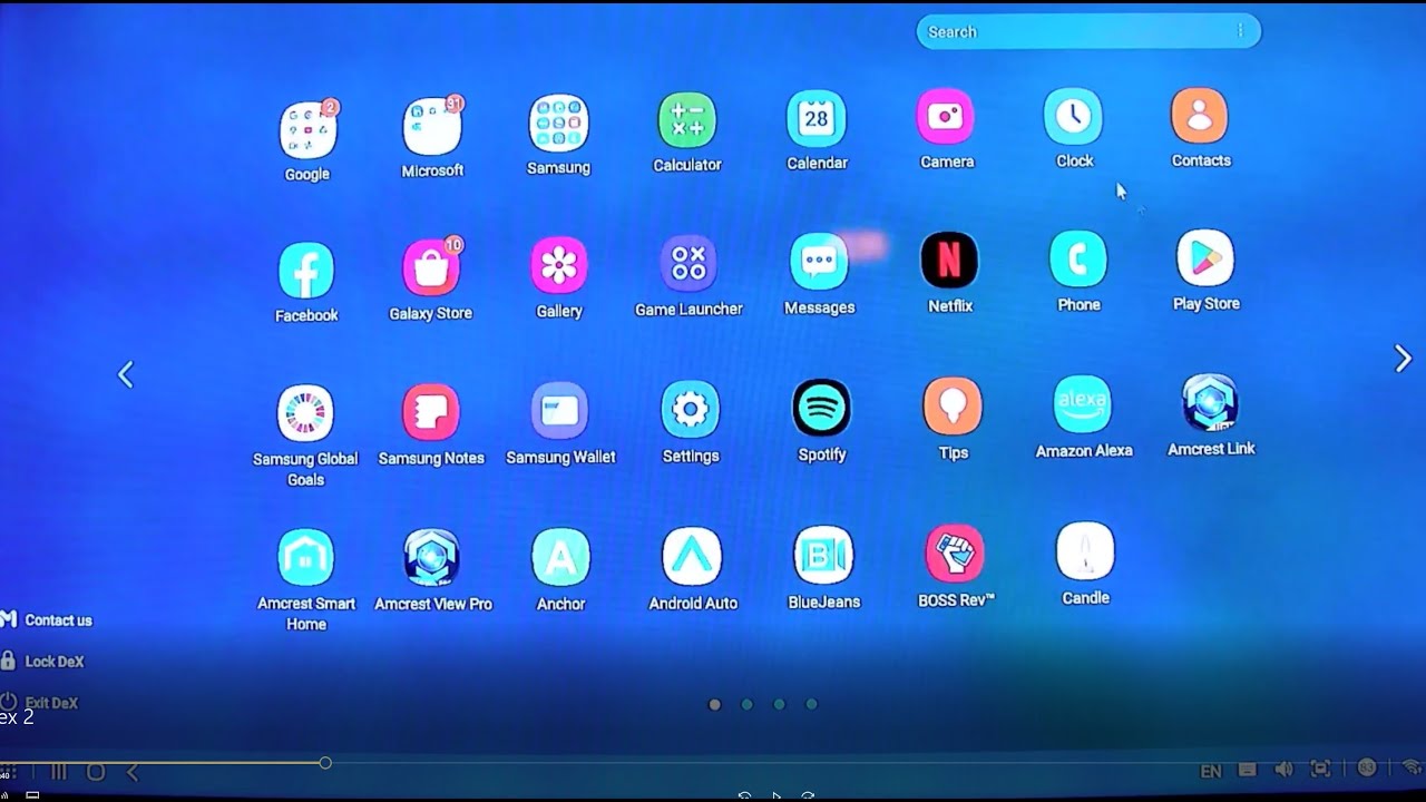 Part 2 Using Samsung DEX to cast a PClike experience to your Tv or