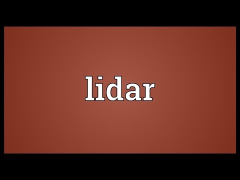 Lidar Meaning