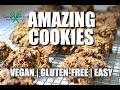 DELICIOUS Chocolate Chip Cookies | Easy, Healthy, Vegan and Gluten Free
