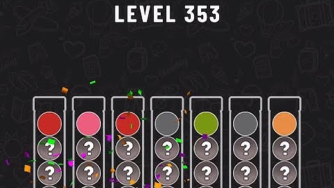 Ball Sort Puzzle Level 353 #ballsortpuzzle #ballsortpuzzlegameplay #puzzlegame #mobilegames