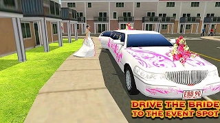 City Bridal Limo Car Simulator - Android Gameplay screenshot 5