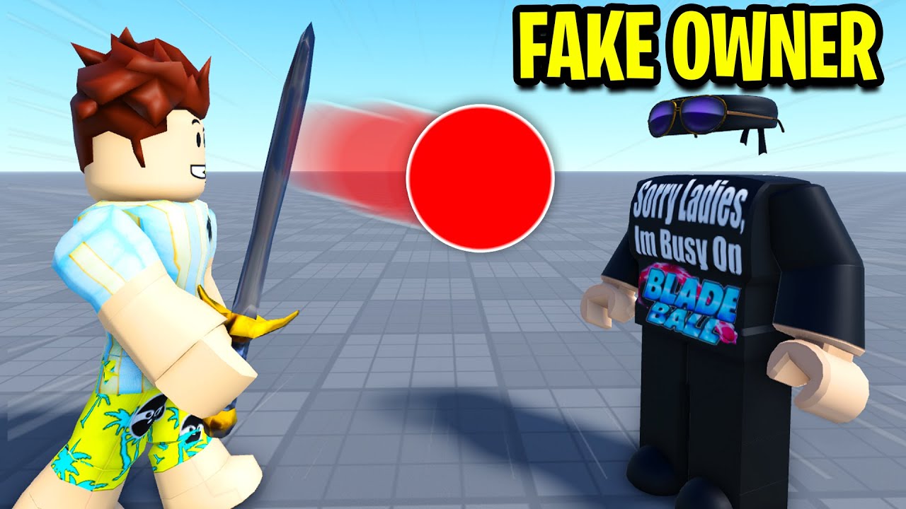 He Pretended To Be OWNER, So I TARGETED Him.. (Roblox Blade Ball) 