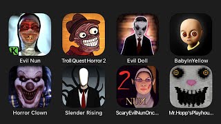 Evil Nun, Troll Quest Horror 2, Evil Doll, Baby In Yellow, Horror Clown, Slender Rising.... screenshot 4