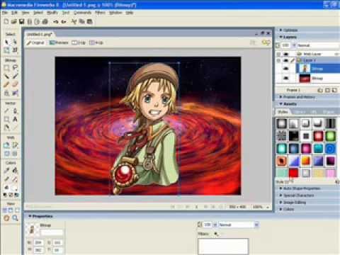 tutorial how to make backgrounds in macromedia fireworks 8 0 youtube fire works macromedia
