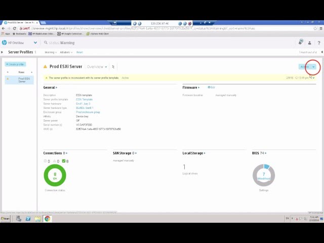 HPE OneView Demo 5 - Managing storage systems