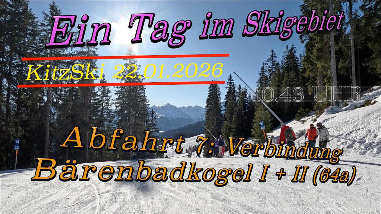 Skigebiet KitzSki Kitzbühel 22.01.2026 